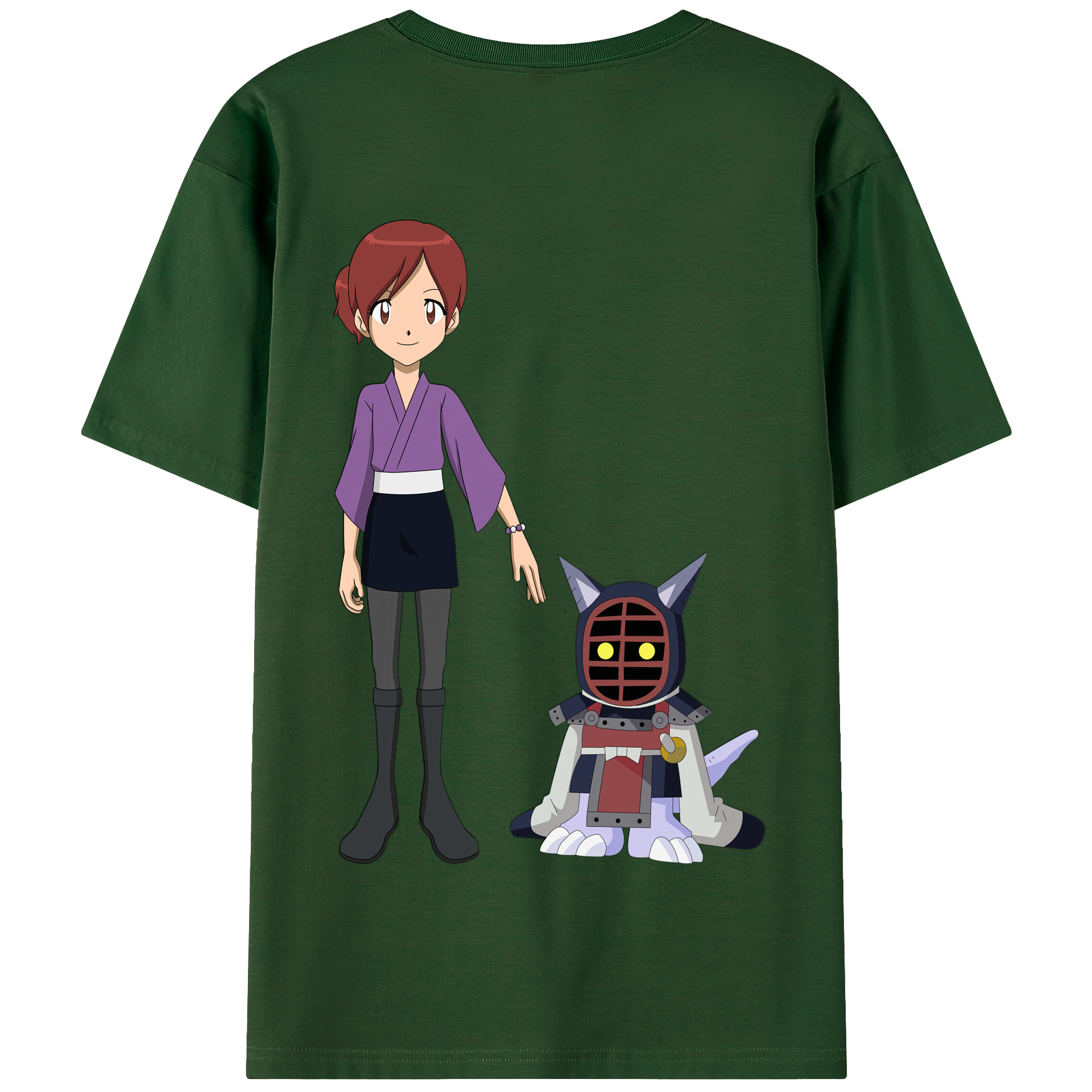 （画像用） Digimon デジタルモンスター/デジモン 綿100％半袖Tシャツ（背面プリント）